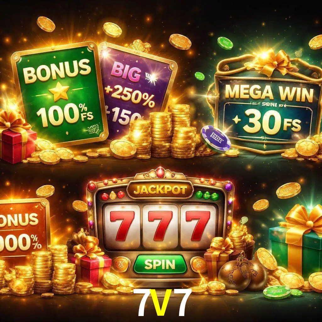 Tipos de bonos 7V7 incluyendo recompensas de bienvenida y promociones continuas